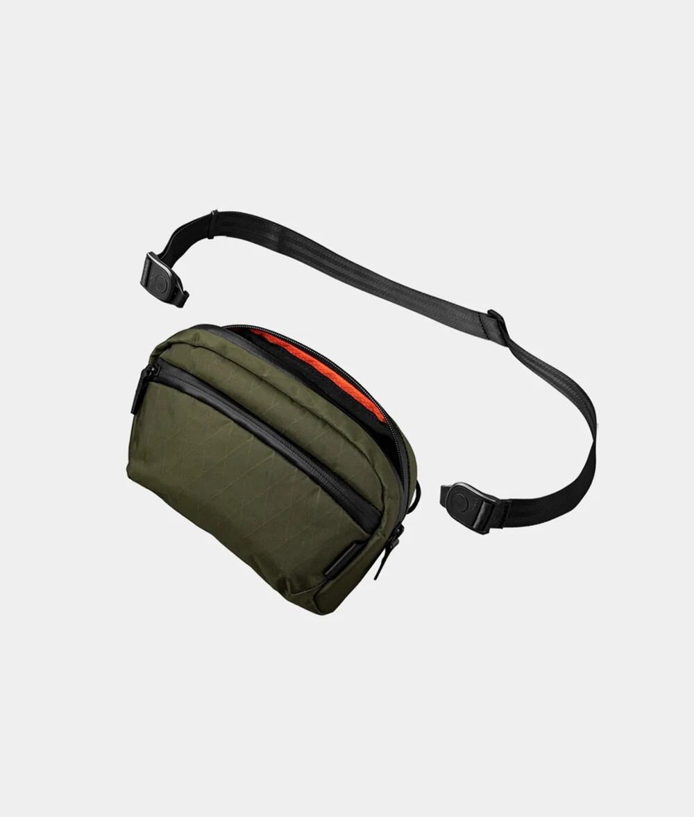 NWT ALPAKA Flight Sling 1L- Crossbody Bag Travel Olive Green | X-Pac X42